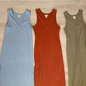 Open Edit Nordstrom Midi Wear Two Ways Dress Bundle